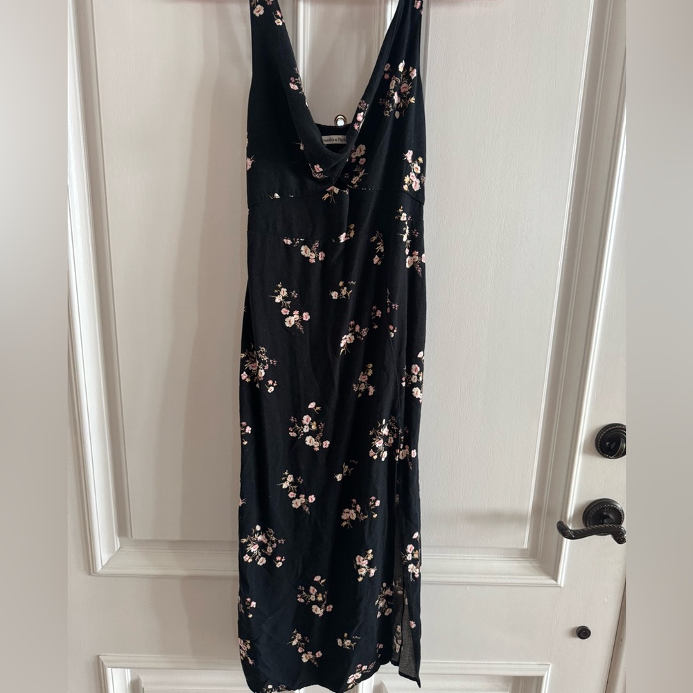 Abercrombie & Fitch Black Floral Dress